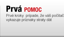 Prvá pomoc - Prvé kroky v prípade, že vás počítač vykazuje príznaky straty dát