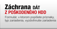 Záchrana dát z poškodeného HDD